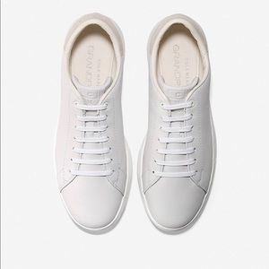 Men’s Cole Haan Grandpro Tennis Shoe, size 9 White